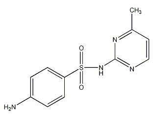 磺胺甲嘧啶结构式