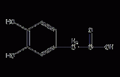 3,4-二羟基苯乙酸结构式