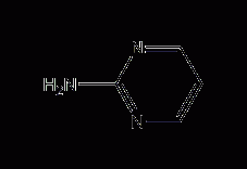 2-氨基嘧啶结构式