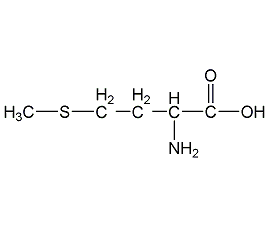 L-甲硫氨酸结构式