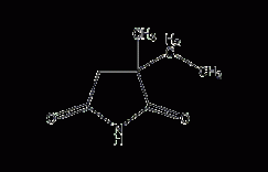 2-乙基-2-甲基丁二酰亚胺结构式