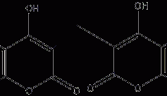 3,3'-亚甲基双(4-羟基馥素)结构式