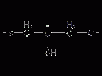 2,3-二巯基-1-丙醇结构式