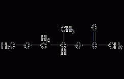 丙二醇单甲醚乙酸酯结构式