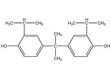 2,2-双(4-羟基-3-异丙基基)丙烷结构式