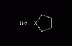 1-甲基吡咯烷结构式