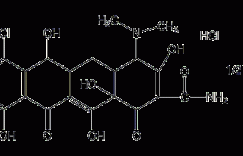 去甲金霉素盐酸盐结构式