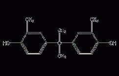 2,2-双(4-羟基-3-苯甲基)丙烷结构式