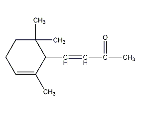 α-紫罗兰酮结构式