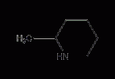 2-甲基哌啶结构式