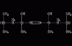 2,4,7,9-四甲基-5-癸炔-4,7-二醇结构式