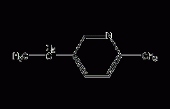 5-乙基-2-甲基吡啶结构式