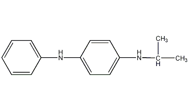 N-异丙基-N'-苯基对苯二胺结构式