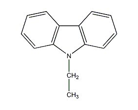 N-乙基咔唑结构式