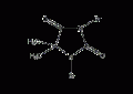 1,3-二溴-5,5-二甲基乙内酰脲结构式