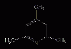 2,4,6-三甲基吡啶结构式