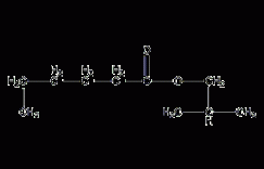 正己酸异丁酯结构式
