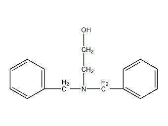 N,N-二苄基-2-乙醇胺结构式