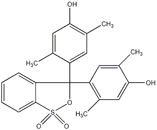 对二甲苯酚蓝结构式