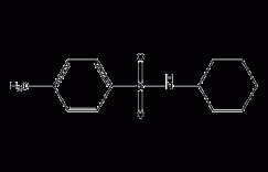 N-环己基对甲苯磺酰胺结构式