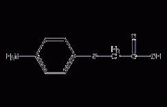 2-(4-氨基苯基硫基)乙酸结构式