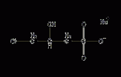 3-氯-2-羟基丙烷磺酸钠盐结构式