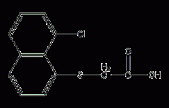 2-(8-氯-1-萘硫基)乙酸结构式