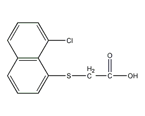 2-(8-氯-1-萘硫基)结构式