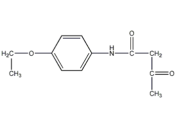 对乙氧基乙酰乙酰苯胺结构式