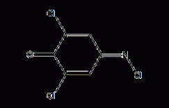 2,6-二氯醌-4-氯亚胺结构式