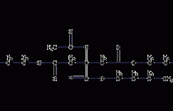 乙酰柠檬酸三丁酯结构式