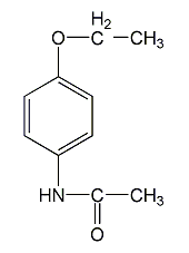 对乙酰氨基苯乙醚结构式