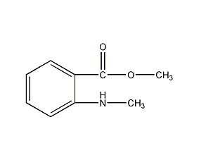 N-甲基邻氨基甲酸甲酯结构式