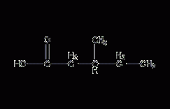 3-甲基戊酸结构式