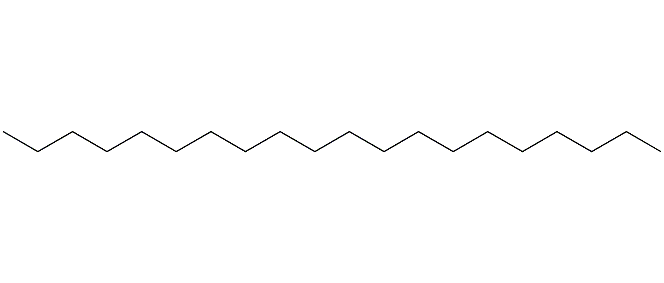 二十烷结构式