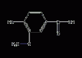 4-羟基-3-甲氧基苯甲酸结构式