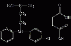 氯苯那敏马来酸盐结构式
