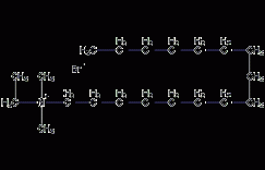 十六烷基二甲基乙基溴化铵结构式