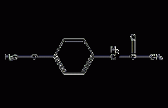 4-甲氧基苯丙酮结构式