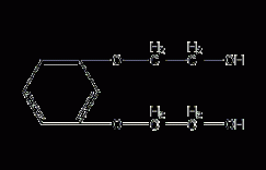 1,3-双(2-羟乙氧基)苯结构式