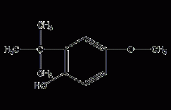 3-叔丁基-4-羟基茴香醚结构式