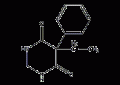 5-乙基-5-苯基-二氢-4,6(1H,5H)-嘧啶二酮结构式