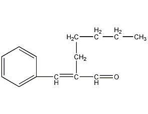 α-戊基肉桂醛结构式