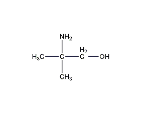 2-氨基-2-甲基-1-丙醇结构式