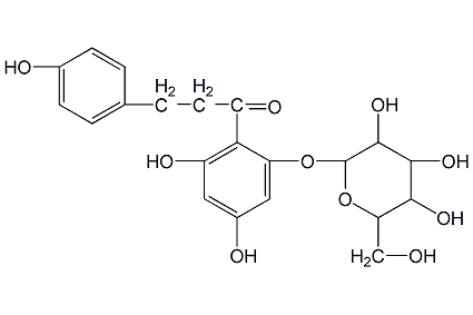 根皮苷结构式