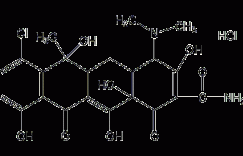 氯四环素盐酸结构式