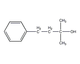 2-甲基-4-苯基-2-丁醇结构式