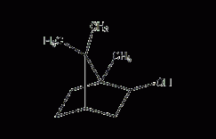 外型-1,7,7-三甲基二环(2.2.1)－2－庚醇结构式