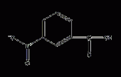 间硝基苯甲酸结构式