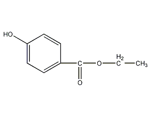 对羟基苯甲酸乙酯结构式